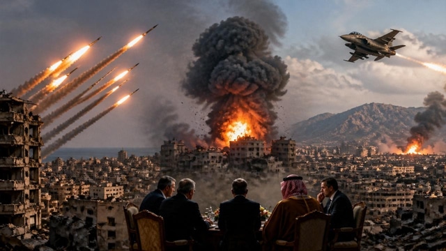 Beirut strike, Iranian barrage, Israeli strikes test talks.