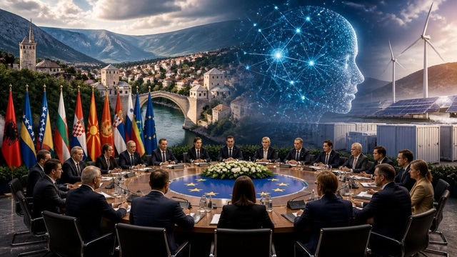 Balkans summit, listing act and AI energy roadmap advance.
