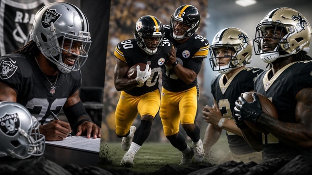 Raiders sign Crawford, Jones boosts Warren, Saints rookies impress.