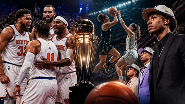 Knicks take 3-1 lead, WNBA Cup sharpens, draft accelerates.