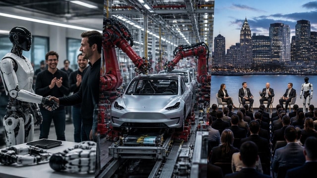 Neura raises $1.4B, Tesla shifts line, Boston hosts forum.