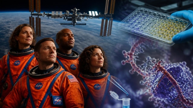 Artemis crew named, ISS antibiotic tests, ribozyme improved.