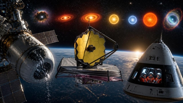 Zvezda leak, Webb captures all star stages, Artemis II data.