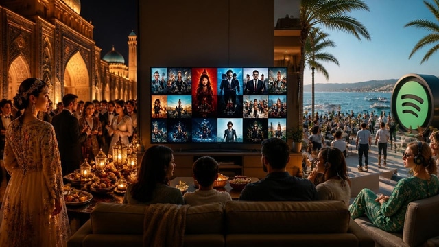 Silk Road gala, Netflix tops charts, and Spotify at Cannes.
