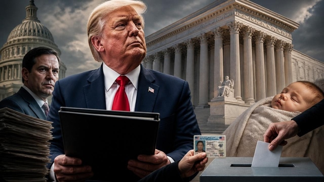 Trump ties FISA to SAVE Act, delays Clayton hearing as SCOTUS nears birthright ruling and ballots hold.