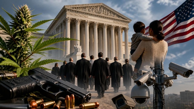 SCOTUS rules on guns, marijuana, birthright and FISA.