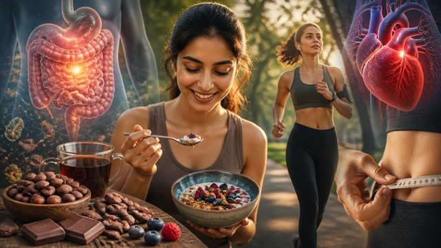 Trpti aids gut, flavanols cut CVD risk, and OBSCORE beats BMI.