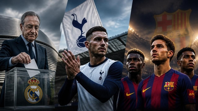 Madrid vote, Robertson to Tottenham, and Barca striker hunt.