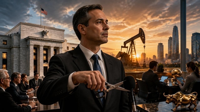 Warsh cuts FOMC signaling as oil and wealthtech surge.