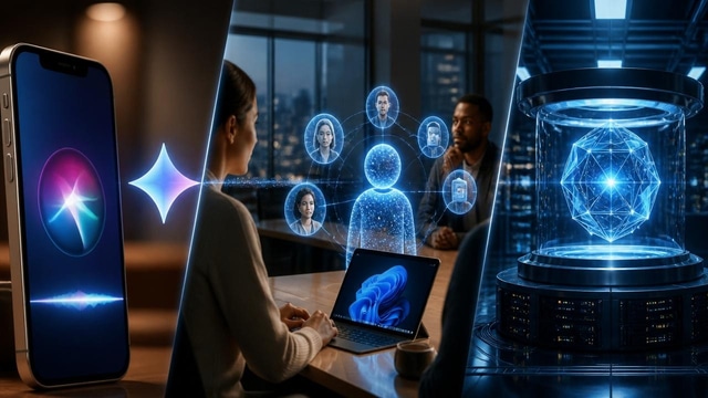 Siri gets Gemini, Microsoft agents GA, Google readies 3.5.