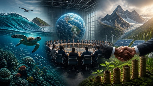 Ocean, mountains, IPCC, and finance talks advance at SB64.