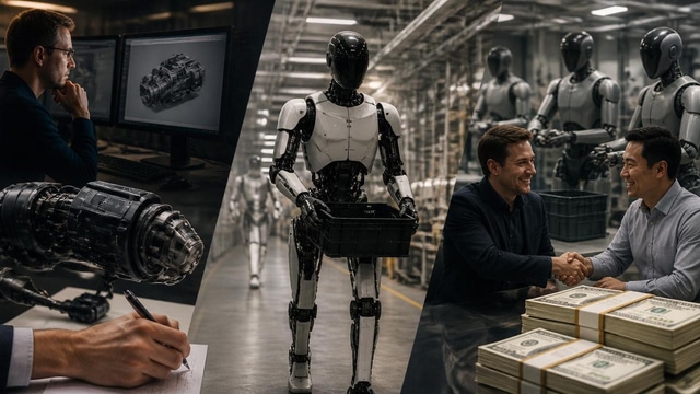 EngineAI IPO filing, Standard Bots $200M raise, Tesla Optimus ramp.