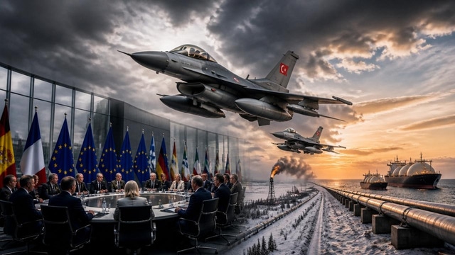 Turkish F-16s disrupt EU defense meet, pay deadline expires, energy responses diverge.