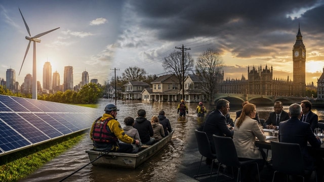 Bloomberg $285M clean energy commitment, MS floods, London climate finance.